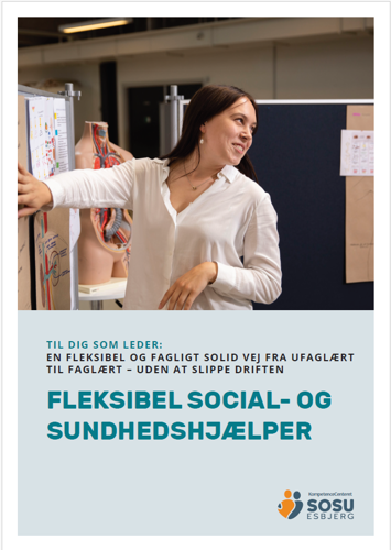 Forside af folder om FSSH målrettet ledere