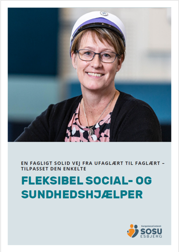 Forside af folder om FSSH målrettet ufaglærte